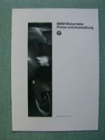 BMW Motorräder Preise & Ausstattungen 1996 NEU