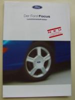 Ford Focus Leichtmetallräder Prospekt September 1999