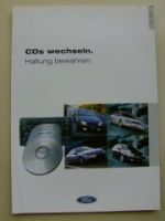 Ford CD"s wechseln Prospekt Fiesta Cougar Mondeo Focus