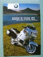 BMW Motorrad Prospekt R 1150 RT 2001 NEU
