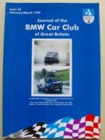 BMW Car Club Great Britain Journal Issue 25 1999 X5 E53