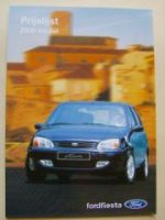 Ford Fiesta DÉco Century First Edition Ghia Prijslijst 2000 mode