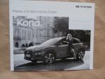 Hyundai Kona Preisliste Oktober 2017