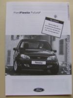 Ford Fiesta Futura2 Preisliste Juli 2001 NEU