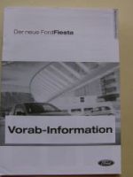 Ford Fiesta Preisliste September 2005 Vorab-Information