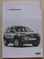 Ford Maverick Preisliste Juli 2004