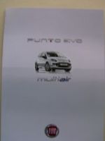 Fiat Punto Evo multiair Prospekt Dezember 2009 NEU