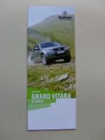 Suzuki Preisliste Grand Vitara 5-Türer Dezember 2005 NEU