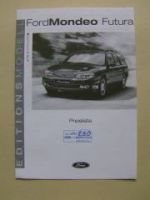 Ford Mondeo Futura Editionsmodell Februar 2000