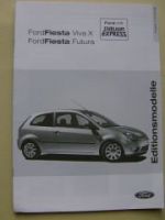 Ford Fiesta Viva X Futura September 2004 NEU