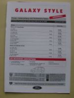 Ford Galaxy Style Sondermodell Januar 1999