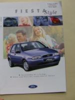 Ford Fiesta Style Prospekt Juli 1997 +Preisliste