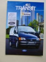 Ford Transit City Line Prospekt Dezember 1996