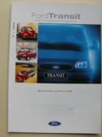 Ford Transit Transporter-Programm Prospekt Januar 1999