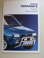 Nissan Terrano2 Original Zubehör Prospekt Juli 1993