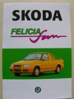 Skoda Felicia fun Prospektblatt Oktober 1998 NEU