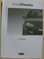Ford Fiesta Februar 2000 NEU