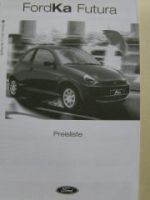 Ford Ka Futura Februar 2000 NEU