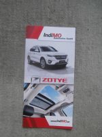 Indimo Zotye T300 SUV +EV T600 SUV Flyer Prospekt Deutsch