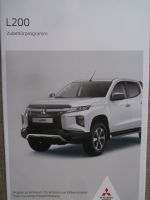 Mitsubishi L200 Zubehörprogramm Katalog August 2019
