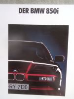 BMW 850i E31 Großformat Katalog September 1990
