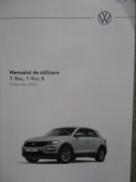 VW T-Roc +R Typ 2GA TSI 81kw 110kw 140kw +4Motion +221kw +TDI 85kw 105kw,110kw Manualul de utilizare Juni 2022