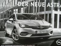 Opel Astra K Preisliste 21.November 2019