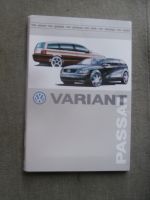 VW Passat Variant Typ 3B Pressemappe März 1997 +Fotos +Dias Rarität