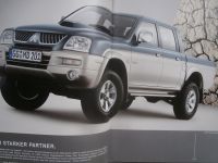 Mitsubishi L200 (3.Generation) Katalog März 2005 Club Cab Doppelkabine 2.5TDI 85kw 98kw  März 2005