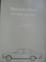 Mercedes Benz 200 230E 250 280E W123 Limousine September 1982