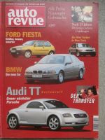 auto revue 10/1995 Audi TT (8N),BMW 5er E39,Lexus LS400,Fiat Brava/Bravo,Honda Shuttle 2.2i ES,Mazda 323C 1.8i,