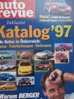 auto revue 3/1997 BMW Z3 M Roadster E36/7,Dauertest Renault Espace 2.2dT,Volvo S40, Galant, Mazda 323P,E39 Touring,