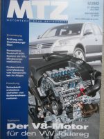 Motortechnische Zeitschrift 6/2003 VW Touareg V8-Motor,