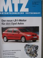 Motortechnische Zeitschrift 4/1998 Opel Astra G 1.8L Motor,