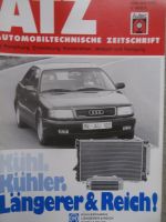 Automobil Technische Zeitschrift 2/1991 Audi 80 16V,Fiat Tempra,Audi Coupé S2,