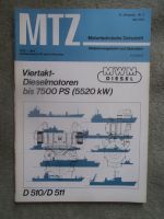 Motortechnische Zeitschrift 5/1976 Simca Motoren 1307 1308,Renault 20 L und TL Motor,Volvo Penta mit 580PS,