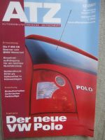 Automobil Technische Zeitschrift 12/2001 BMW F650CS Scarver,neue VW Polo 6N2,