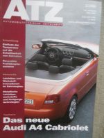 Automobiltechnische Zeitschrift 3/2002 Audi A4 Cabriolet,neue Opel Vectra C (Teil2),neue Toyota Corolla