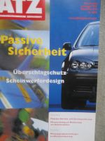 Automobil Technische Zeitschrift 7+8/2001 Passive Sicherheit,Jaguar X-Type V6, Peugeot 307