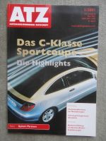 Automobil Technische Zeitschrift 5/2001 Mercedes Benz C-Klasse Sportcoupé BR203,Honda Civic 5-türer,