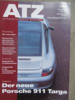 Automobil Technische Zeitschrift 1/2002 neue Porsche 911 Targa (996),Mini One R50,Opel Combo,