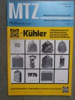 Motortechnische Zeitschrift 4/1976 Opel Rennmotor,Voith-Viergang-DIWA Getriebe für Nutzfahrzeuge,
