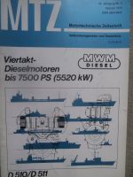 Motortechnische Zeitschrift 2/1978 GMB Zweitaktdieselmotor B600 mit kleiner Borhung,Sulzer System 9600,