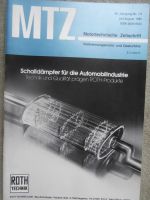Motortechnische Zeitschrift 7+8/1985 Mercedes Benz 2,6l und 3.0l Ottomotoren W124 (Teil1),Porsche Flugmotor PFM 3200
