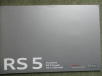 Audi RS5 Coupé Cabriolet 8T 8F Preisliste November 2012