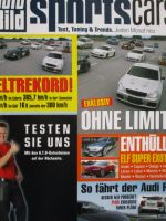 Auto Bild sportscars 12/2006 Audi R8, Clio Sport vs. Cooper S Works GP,911 vs. BMW 335i coupé E92,ART AK35 (CLS350K),