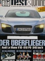 Auto Bild test & Tuning 10/2003 Audi Le Mans V10,Je Design, KW-Systems,MTM PROsport und Rieger Audi A3 TDI,