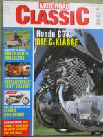 Motorrad Classic 3/1999 Honda C77,Maico Roller Micoletta,Ariel Arrow und Leader,25 Jahre Bimota,