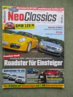 NeoClassics 8+9/2019 SL R230,M Coupé E82,Z4 E85 vs. Boxster,X5 E70 vs. Cayenne vs. Q7,Lotus Elise