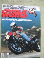 Cycle World February 1984 Honda CB700SC Nighthawk S,Suzuki RM 125,Harley Davidson XLX,